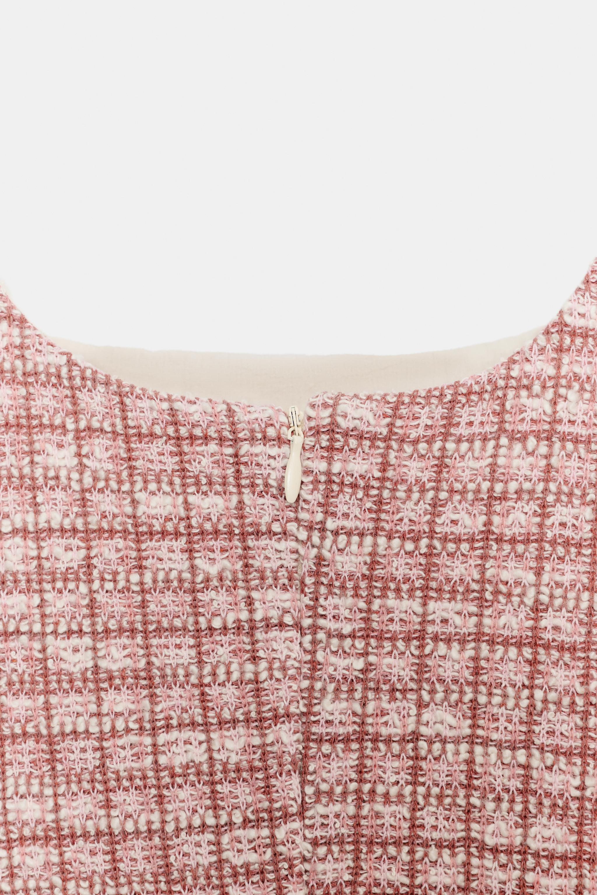 SHORT TEXTURED DRESS